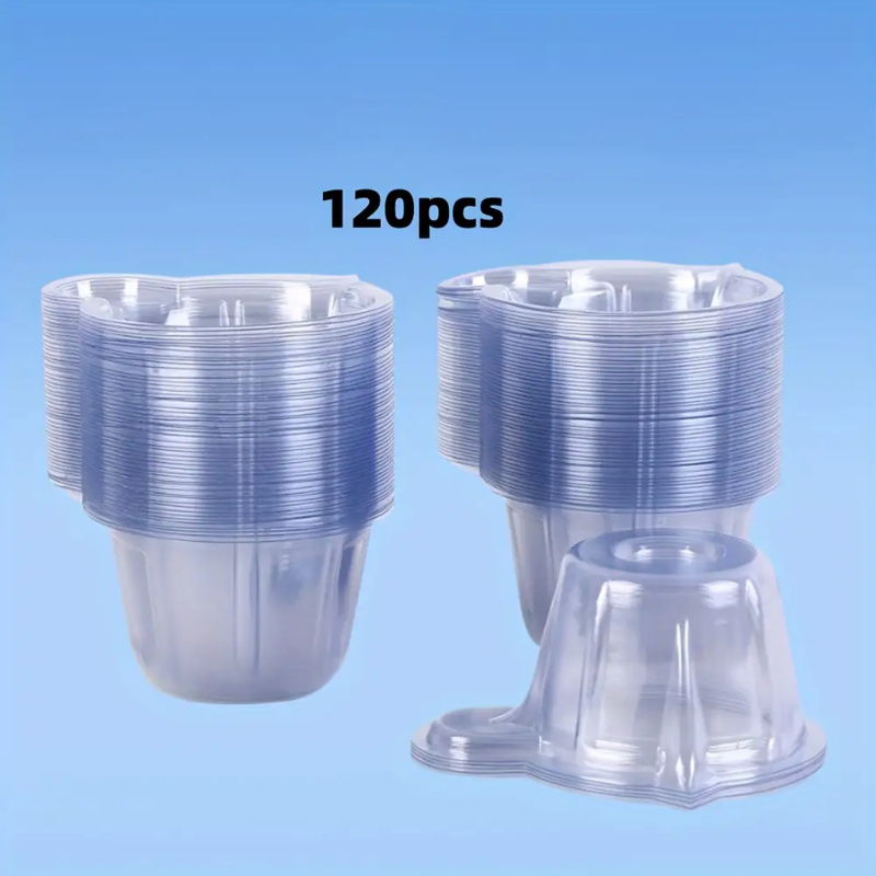 Mixing Cup Silicone - 120Transparent Plastic Resin Mixing Cup，40ml cylindrical