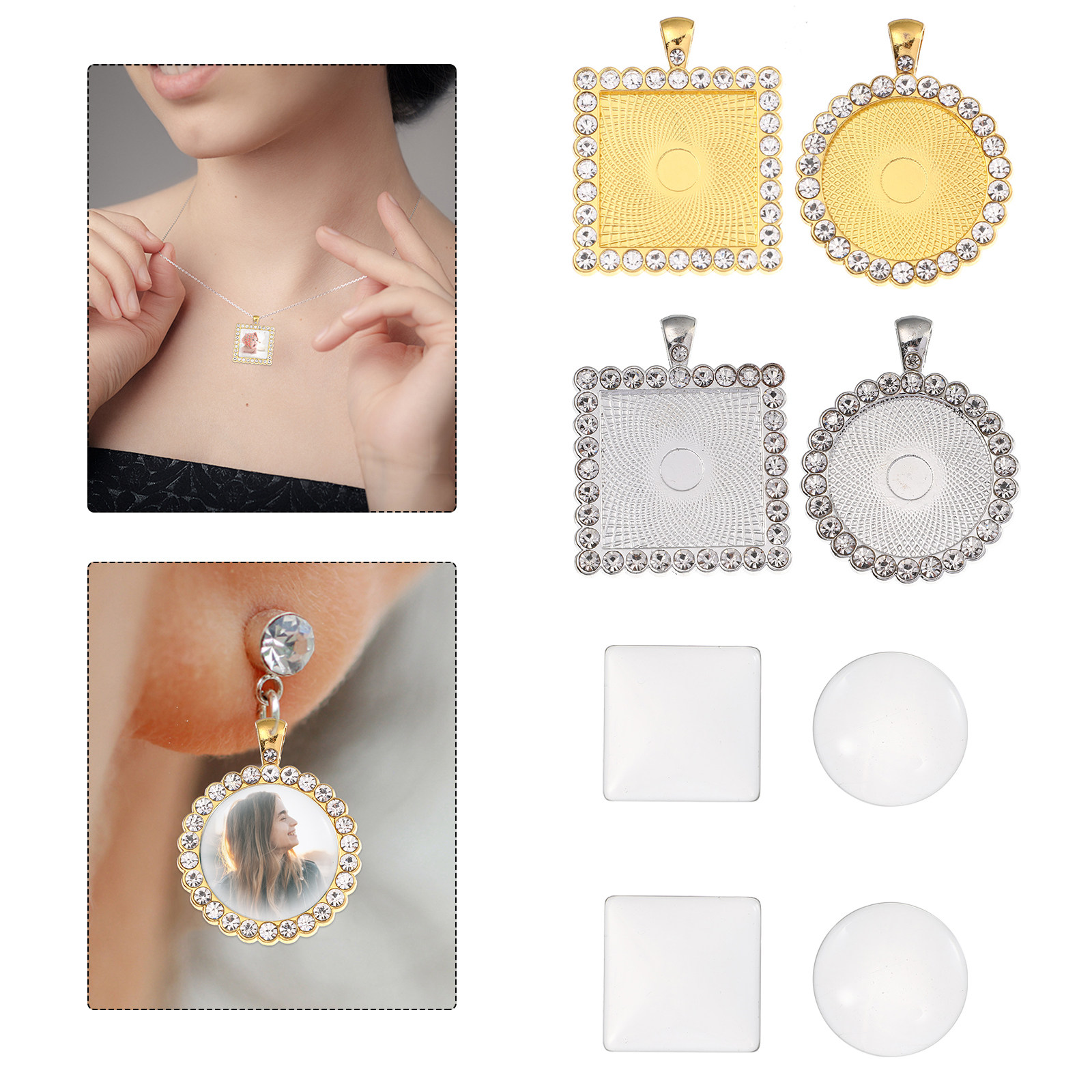 40Pcs Alloy Earring Setting Tr - Resin Craft Supplies review and price
