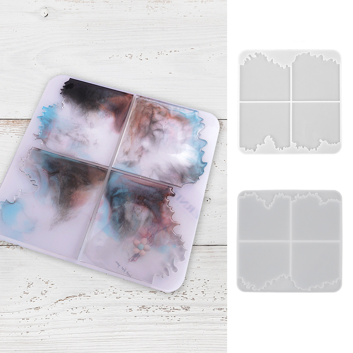1Pcs Crystal Epoxy Silicone Mo - Resin Ocean Wave Mold review and price