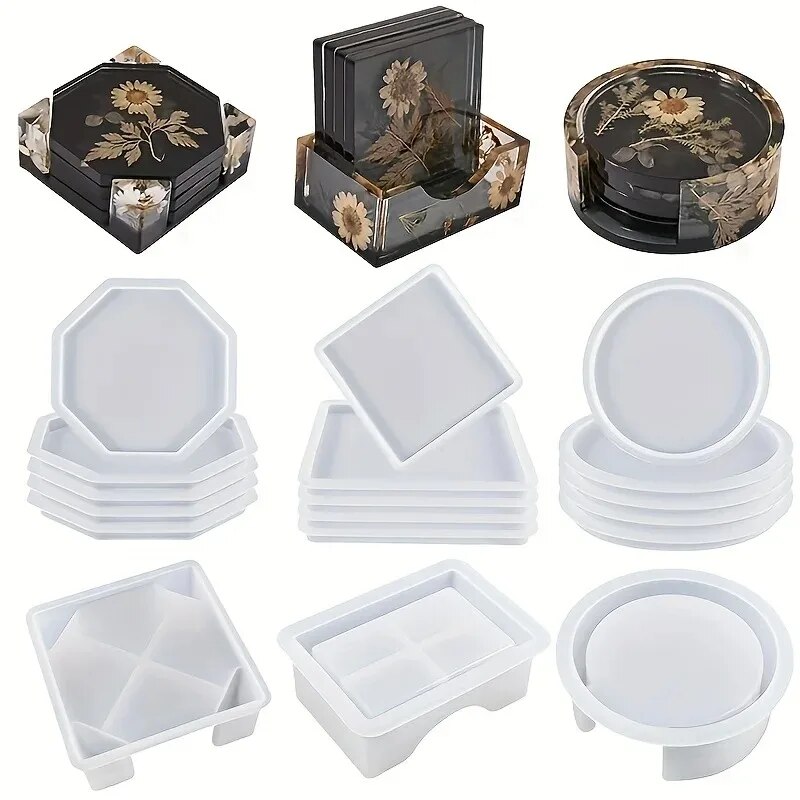 Coaster Resin Molds Set Includ - Serving Tray Mold review and price
