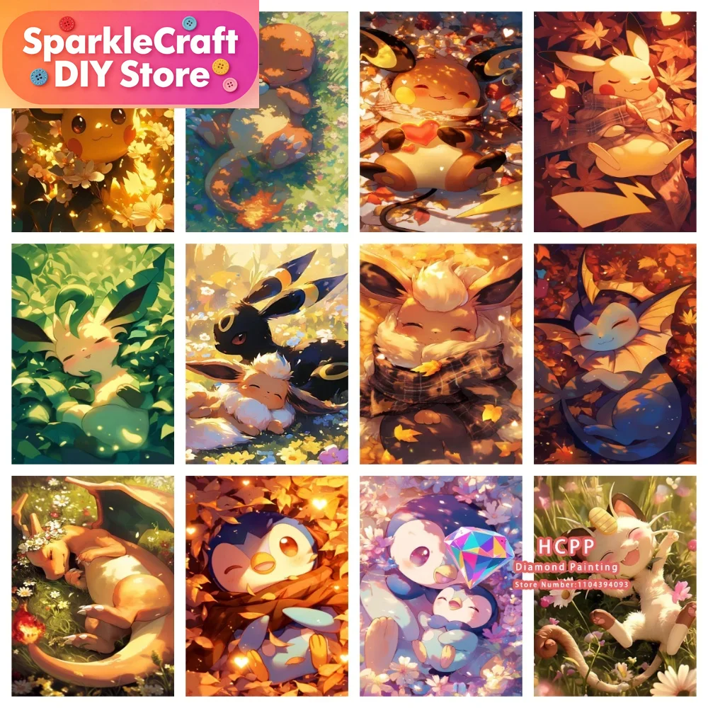 1pc frameless Cartoon Pokemon  - Resin Craft Kit review and price