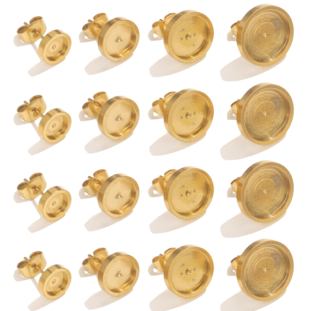10pcs Stainless Steel Gold Ear - Resin Craft Kit review and price